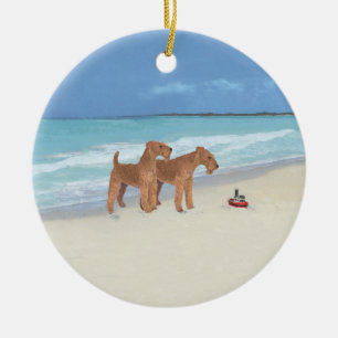 Tiny Tugboot Keramisch Ornament