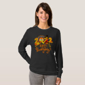 Tiny Turkeys Happy Thanksgiving Turkey Autumn Cost T-shirt (Voorkant volledig)