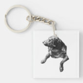 Tiny Turn: Labrador Charm Sleutelhanger (voorkant)