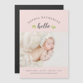 Tiny Twigs Magnetic Photo Birth Announance (Voorkant / Achterkant)