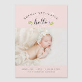 Tiny Twigs Magnetic Photo Birth Announance (Voorkant)