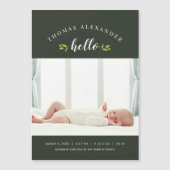 Tiny Twigs Magnetic Photo Birth Announance (Voorkant)
