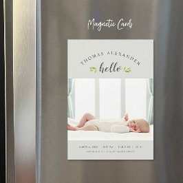 Tiny Twigs Magnetic Photo Birth Announance