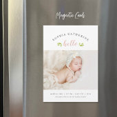 Tiny Twigs Magnetic Photo Birth Announance