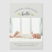 Tiny Twigs Magnetic Photo Birth Announance (Voorkant)