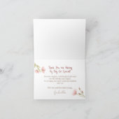 Tiny Twirls – Ballerina  Bedankkaart (Binnen)