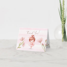 Tiny Twirls – Ballerina  Bedankkaart