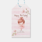Tiny Twirls – Ballerina  Cadeaulabel (Voorkant)