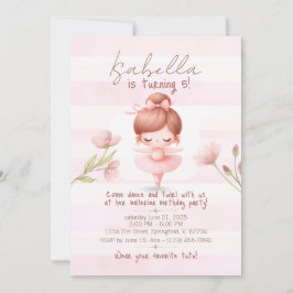 Tiny Twirls – Ballerina Kaart