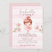 Tiny Twirls – Ballerina Kaart (Voorkant / Achterkant)