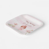 Tiny Twirls – Ballerina  Papieren Bordje (Gebogen)