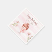 Tiny Twirls – Ballerina  Servet (Hoek)