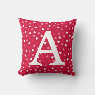 Tiny Valentijn Hearts in Rood Wit Roze Kussen