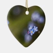 Tiny vergeet me niet bloem keramisch ornament (Rechts)