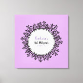 TINY VINES Bat Mitzvah Aanmeldbord Canvas Afdruk (Voorkant)