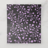 TINY VINES Bat Mitzvah Seating Table Escort Kaart Plaatskaartje (Binnenkant ongevouwen)