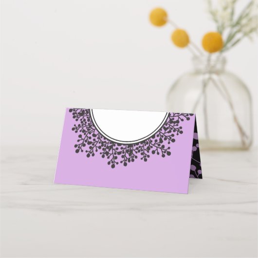 TINY VINES Bat Mitzvah Seating Table Escort Kaart Plaatskaartje (Achterkant)