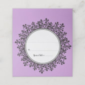 TINY VINES Bat Mitzvah Seating Table Escort Kaart Plaatskaartje (Buitenkant ongevouwen)