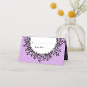 TINY VINES Bat Mitzvah Seating Table Escort Kaart Plaatskaartje (Voorkant)