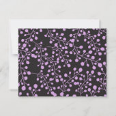 TINY VINES Circular Bat Mitzvah Invitation Kaart (Achterkant)