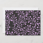 TINY VINES Circular Bat Mitzvah Invitation Kaart (Achterkant)