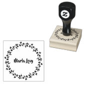 TINY VINES Return Address Stamp Rubberstempel (Gestempeld)