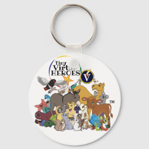Tiny Virtue Heroes™ - Alle helden Sleutelhanger