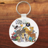 Tiny Virtue Heroes™ - Alle helden Sleutelhanger (Voorkant)