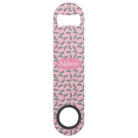 Tiny Watermelons Custom Name Speed Flessenopener (Voorkant)