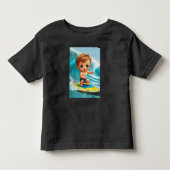 Tiny Wave Rider - Baby Surfer Vibes Kinder Shirts (Voorkant)