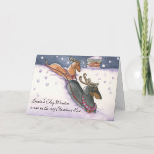 Tiny Weindeer Christmas Kaart