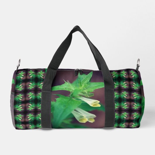 Tiny White Wildflower gepersonaliseerd Plunjezak (Achterkant)