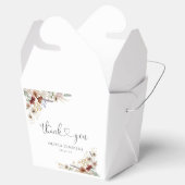 Tiny Wildflower Baby shower Favor Box Bedankdoosjes (Geopend)