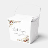 Tiny Wildflower Baby shower Favor Box Bedankdoosjes (Voorkant Zijde)