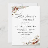 Tiny Wildflower Bridal Shower Uitnodiging (Voorkant)