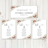 Tiny Wildflower Bruiloft Hoofd Tafelteken