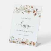 Tiny Wildflower gast hoeveel kussen teken Reclamebord Met Voetstuk (Voorkant)