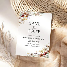 Tiny Wildflower Sla de datum Kaart op