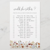 Tiny Wildflower Vrijgezellenfeest spel (Voorkant)