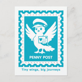 Tiny Wings Big Journeys Penny Post Briefkaart