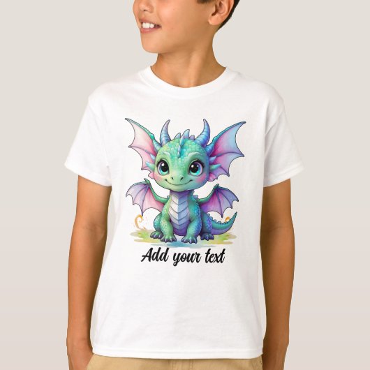 Tiny Wings Dragon – Naam T-shirt (Voorkant)