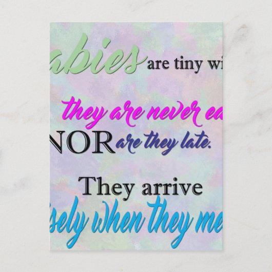 Tiny Wizards Briefkaart (Voorkant)