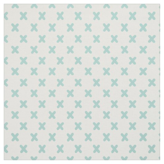 Tiny Xs Mint Green over White Stof (Swatch)