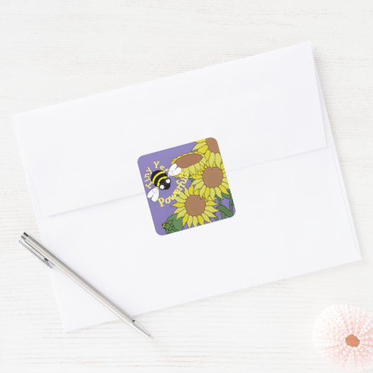 Tiny Yet Powerful Sunflower Sticker (Envelop)