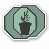 TinySagePlant Sticker (Voorkant)