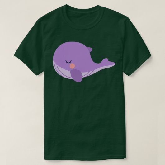 Tinytan paarse walvis t-shirt (Design voorkant)