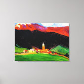 Tinzen (Oberhalbstein) Zwitserland, fijne kunst, Canvas Afdruk (Voorkant)