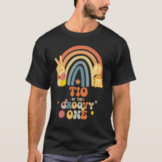 Tio de Groovy One Rainbow Boho Birthday Party T-shirt