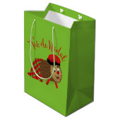 Tio De Nadal Gift Bag Medium Cadeauzakje (Achterkant Gekanteld)