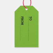 Tio De Nadal Gift Labels Cadeaulabel (Achterkant)
